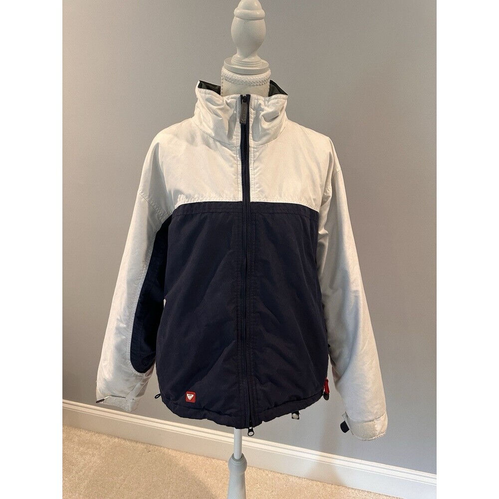 Vintage Y2K Roxy X-Series Snowboard Ski Jacket White Blue Women’s Medium